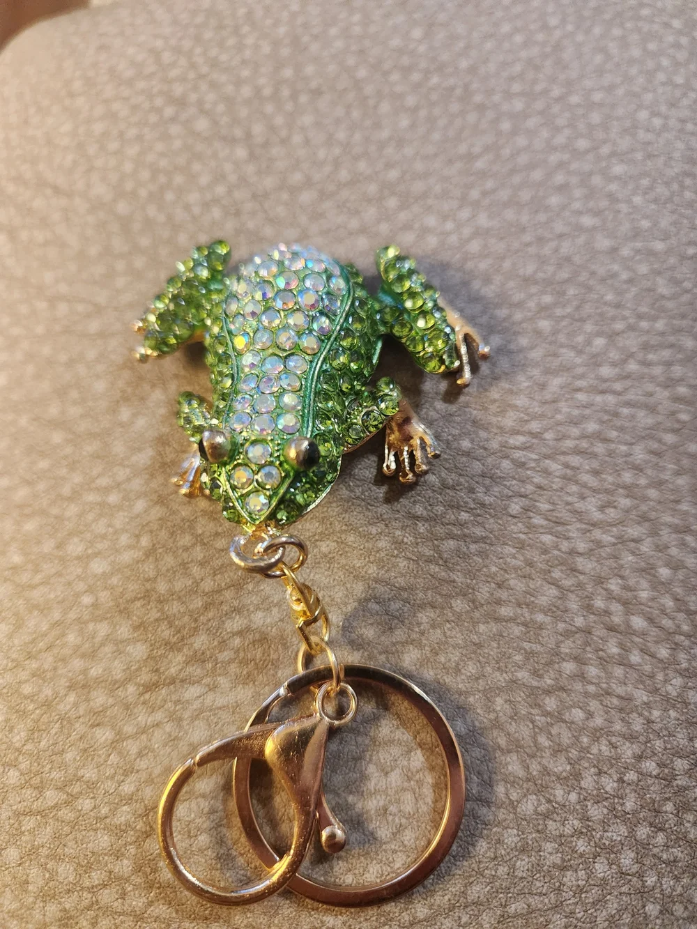 Green  Frog Keychain /bag Charm